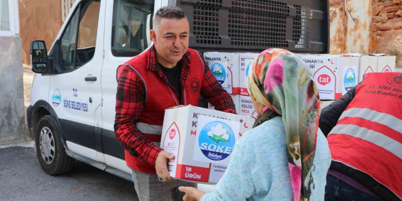 Söke Belediyesi’nden Ramazan Ayında Erzak Desteği