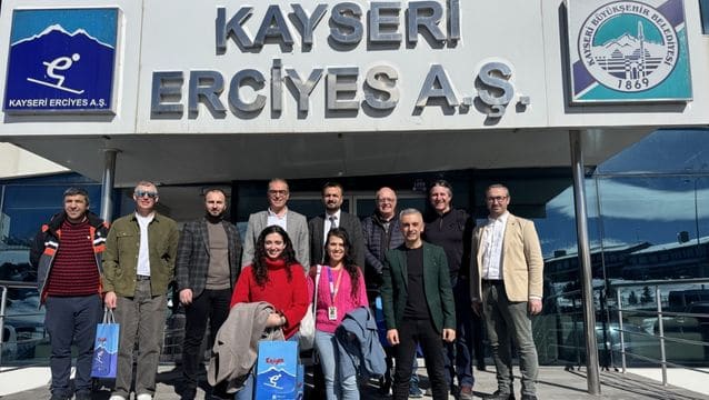 Erciyes Kayak Merkezi, İngiliz Turizmcileri Ağırladı