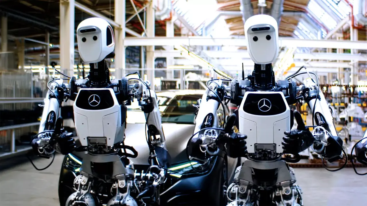 Mercedes, insansı robotları test etmeye başladı!