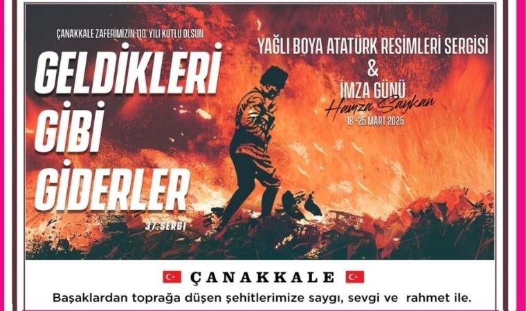 Mamak’ta “Geldikleri Gibi Giderler” Sergisi